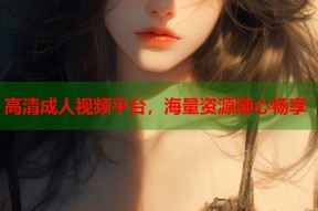 高清成人视频平台，海量资源随心畅享