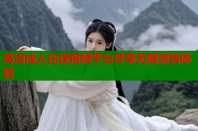 高清成人在线视频平台尽享无限激情体验