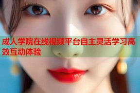 成人学院在线视频平台自主灵活学习高效互动体验