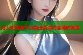 成人短视频平台精选高清内容随时畅享