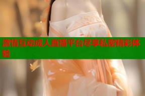 激情互动成人直播平台尽享私密精彩体验