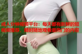 成人分钟视频平台：每天都有新鲜的短视频推荐，随时随地观看最热门的内容
