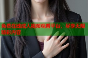 免费在线成人视频观看平台，尽享无限精彩内容