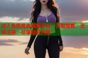 成人免费黄色视频平台：无限观看，无需注册，尽享精彩内容
